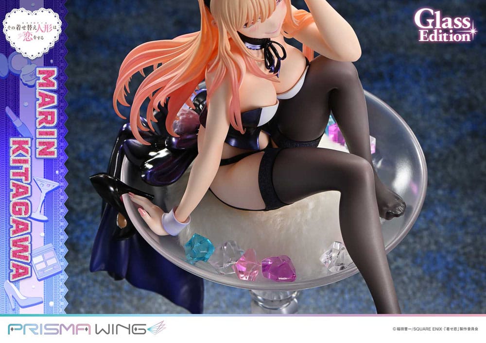 My Dress-Up Darling Prisma Wing PVC Statue 1/7 Marin Kitagawa Glass Edition 29 cm      