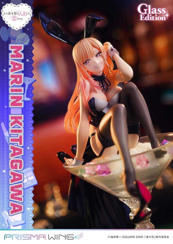 My Dress-Up Darling Prisma Wing PVC Statue 1/7 Marin Kitagawa Glass Edition 29 cm      