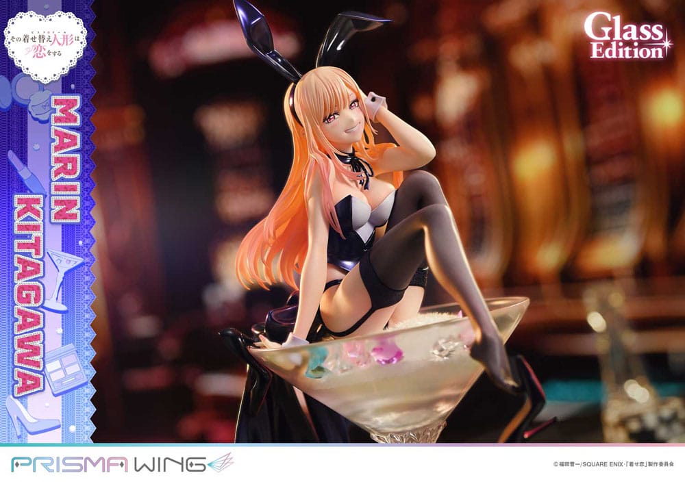 My Dress-Up Darling Prisma Wing PVC Statue 1/7 Marin Kitagawa Glass Edition 29 cm      