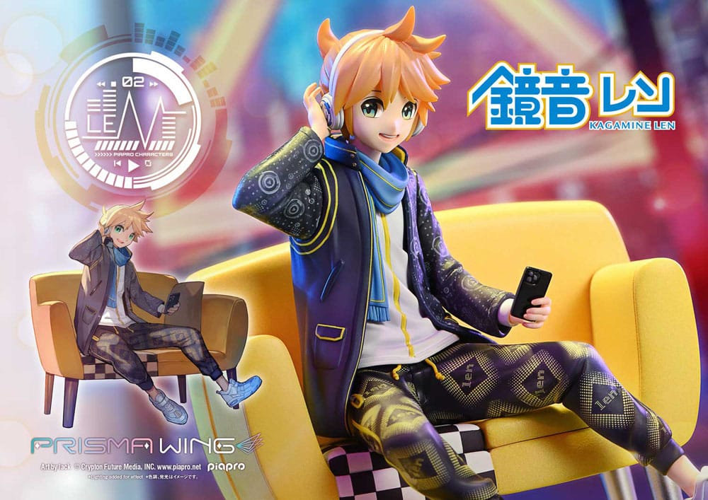 Vocaloid Piapro Characters Prisma Wing PVC Statue 1/7 Kagamine Len (Art by lack) 18 cm    