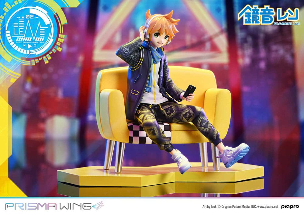 Vocaloid Piapro Characters Prisma Wing PVC Statue 1/7 Kagamine Len (Art by lack) 18 cm    