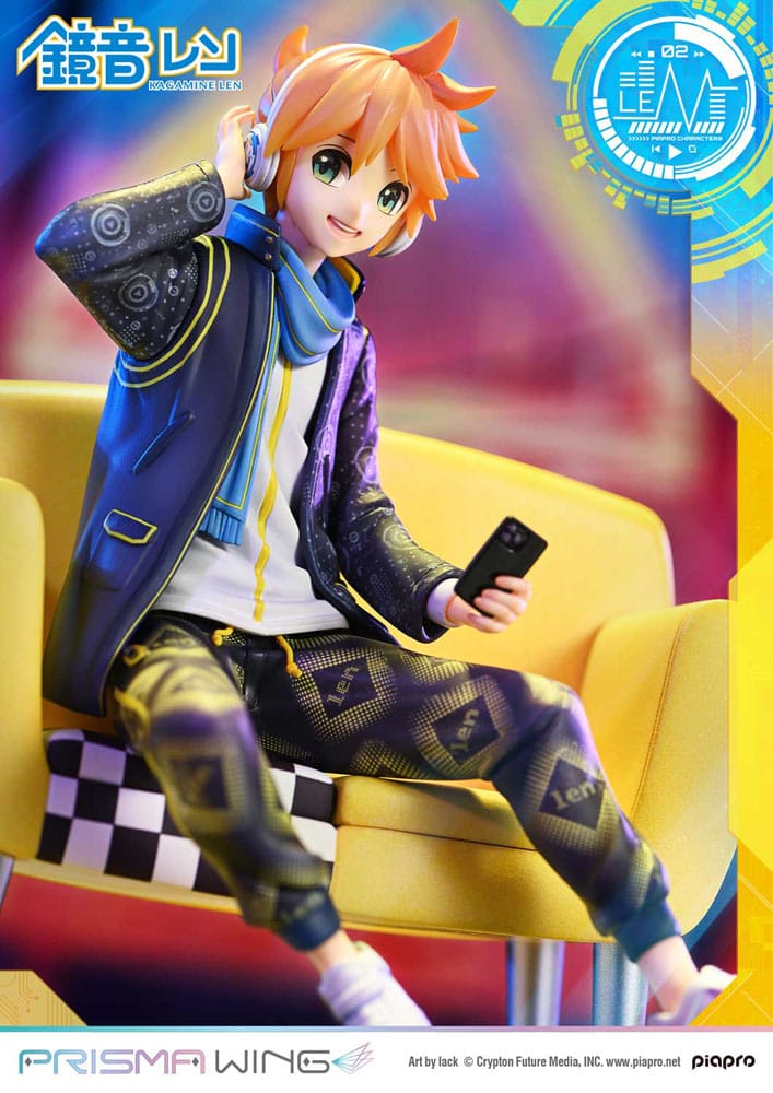 Vocaloid Piapro Characters Prisma Wing PVC Statue 1/7 Kagamine Len (Art by lack) 18 cm    