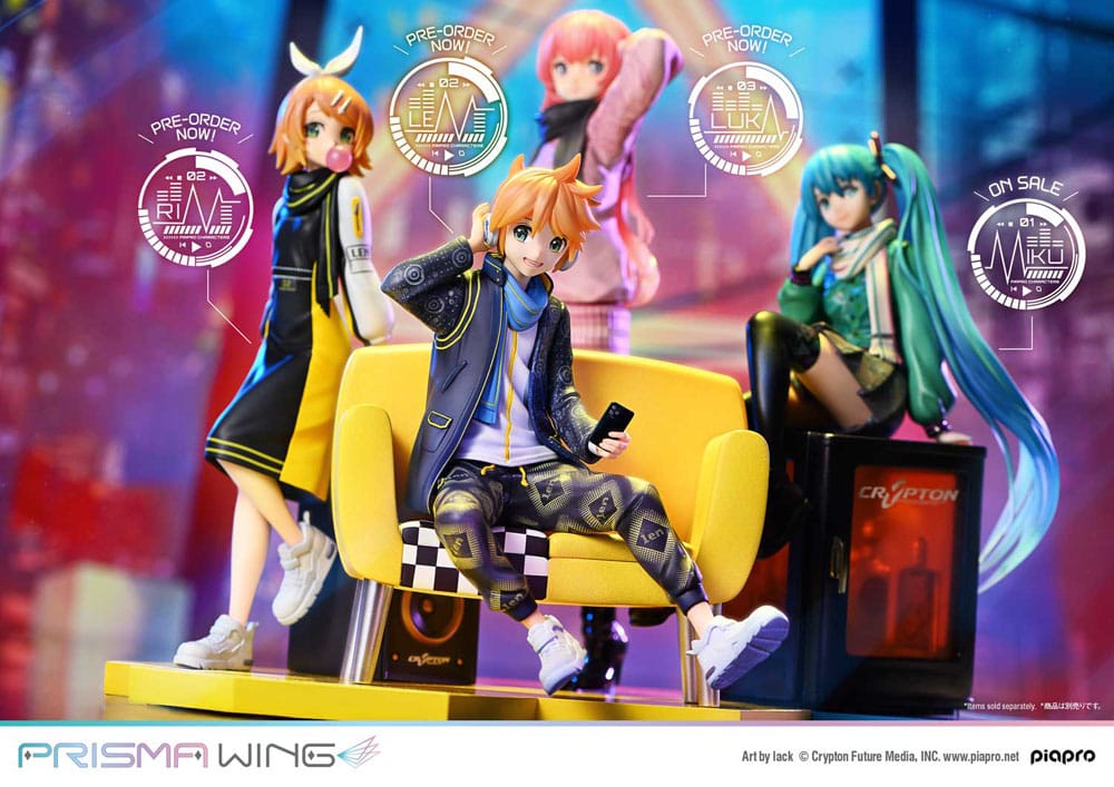 Vocaloid Piapro Characters Prisma Wing PVC Statue 1/7 Kagamine Len (Art by lack) 18 cm    