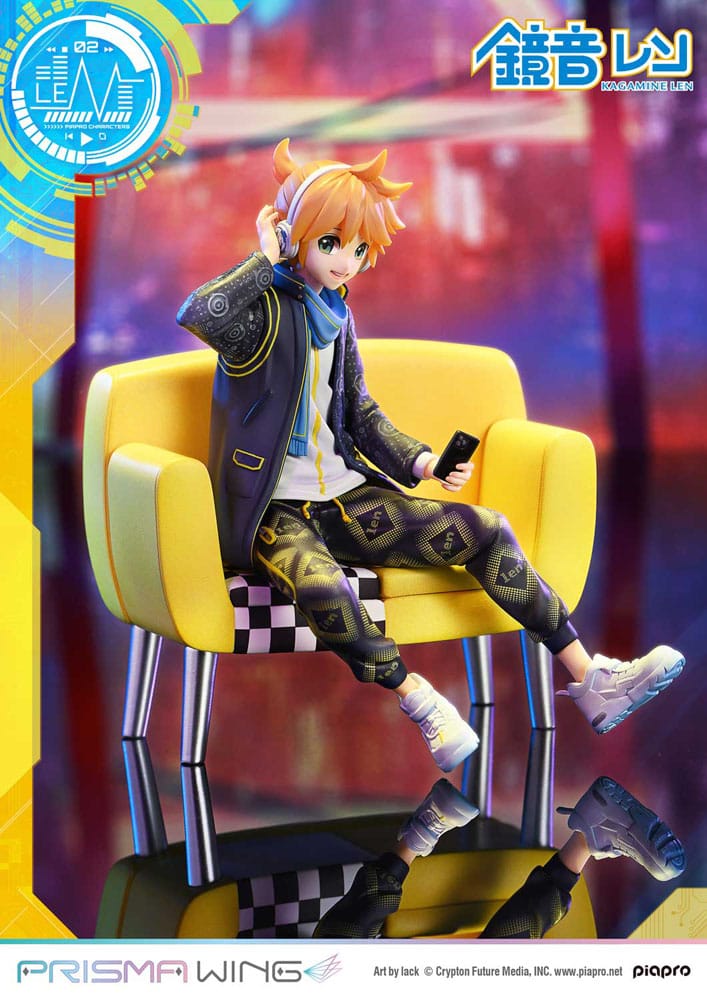 Vocaloid Piapro Characters Prisma Wing PVC Statue 1/7 Kagamine Len (Art by lack) 18 cm    