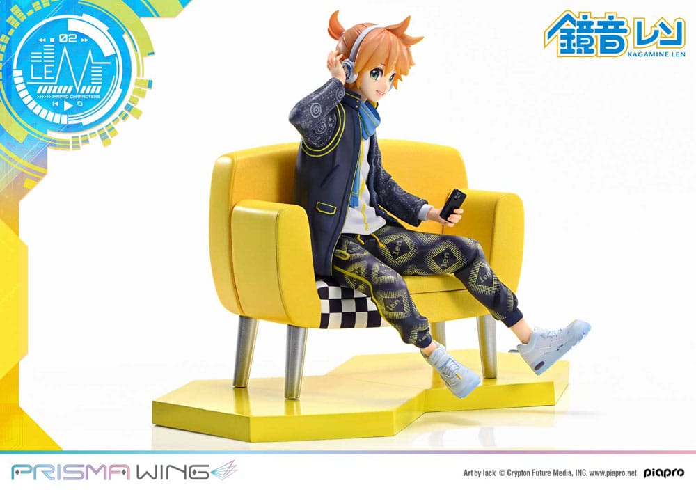 Vocaloid Piapro Characters Prisma Wing PVC Statue 1/7 Kagamine Len (Art by lack) 18 cm    