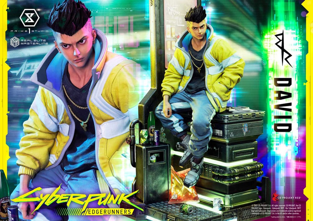Cyberpunk: Edgerunners Real Elite Masterline Series Statue 1/4 David 58 cm    