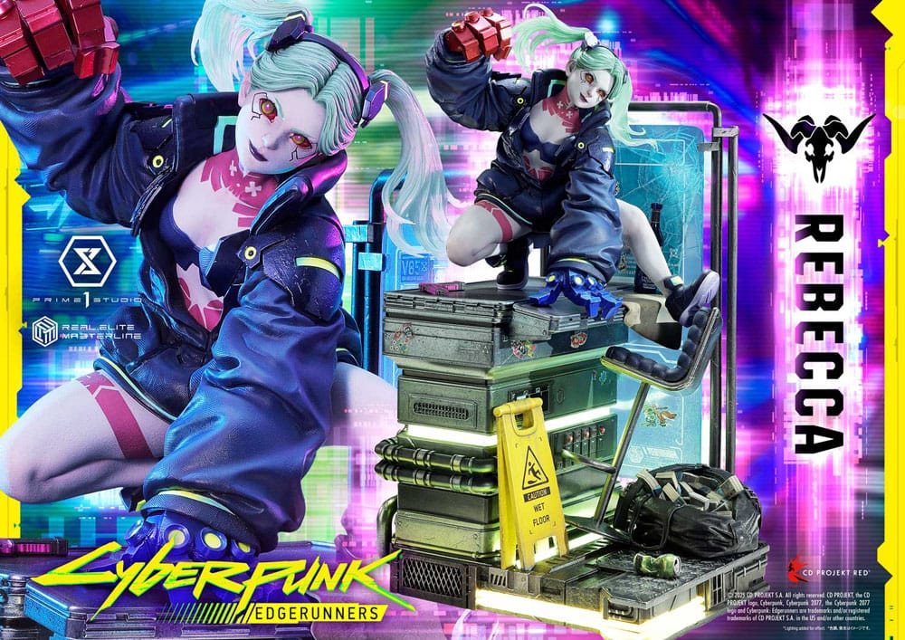 Cyberpunk: Edgerunners Real Elite Masterline Series Statue 1/4 Rebecca 54 cm      