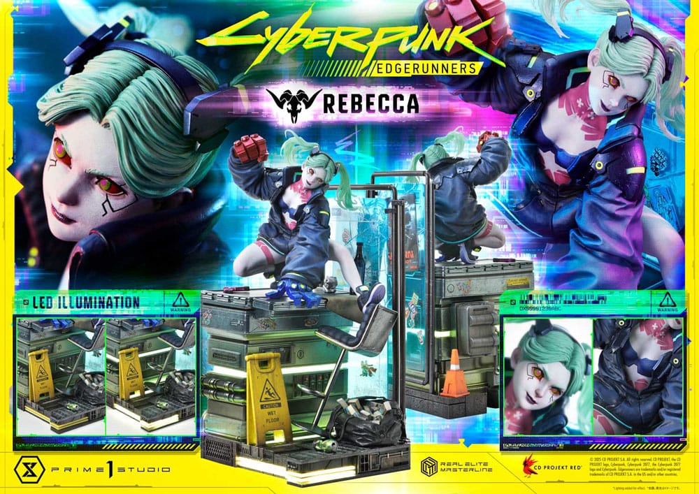 Cyberpunk: Edgerunners Real Elite Masterline Series Statue 1/4 Rebecca 54 cm      