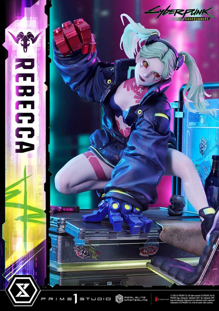 Cyberpunk: Edgerunners Real Elite Masterline Series Statue 1/4 Rebecca 54 cm      