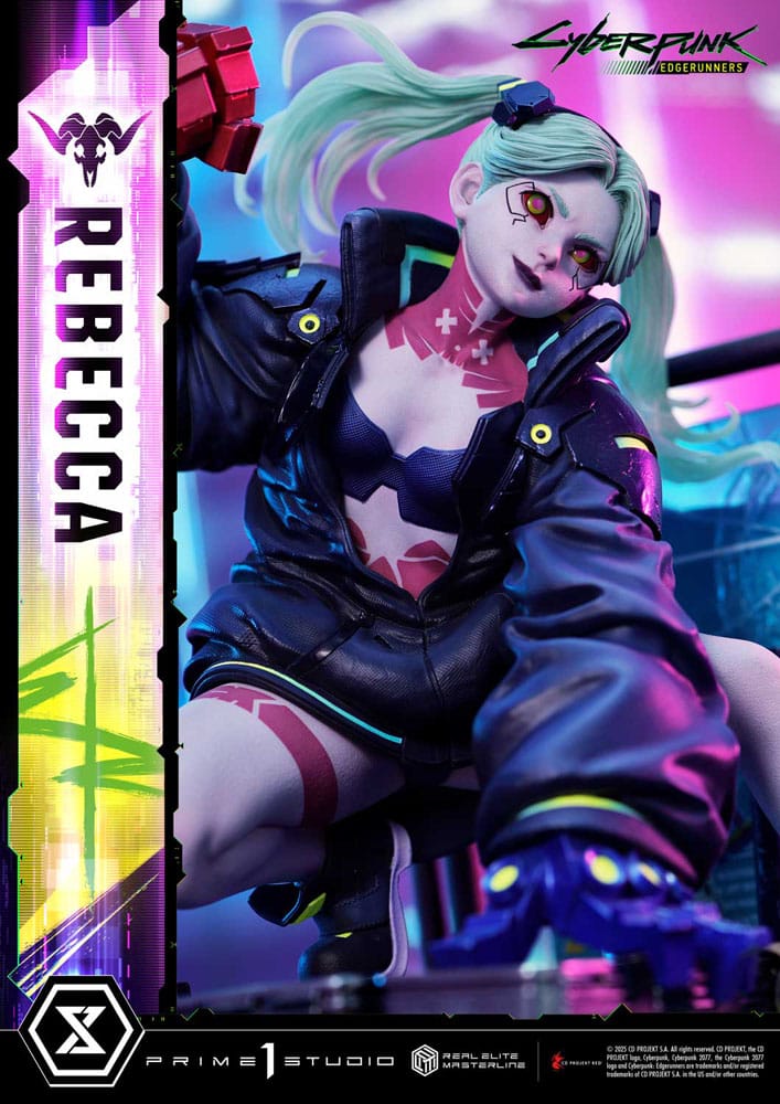 Cyberpunk: Edgerunners Real Elite Masterline Series Statue 1/4 Rebecca 54 cm      