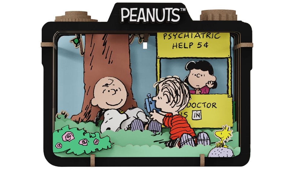 Die Peanuts Puremind Modellbausatz Wooden Theater Summer Snapshot