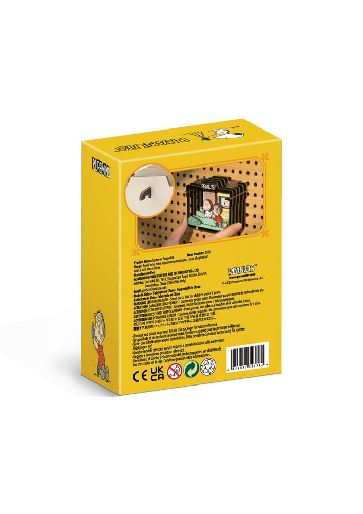 Die Peanuts Puremind Modellbausatz Wooden Theater Summer Snapshot