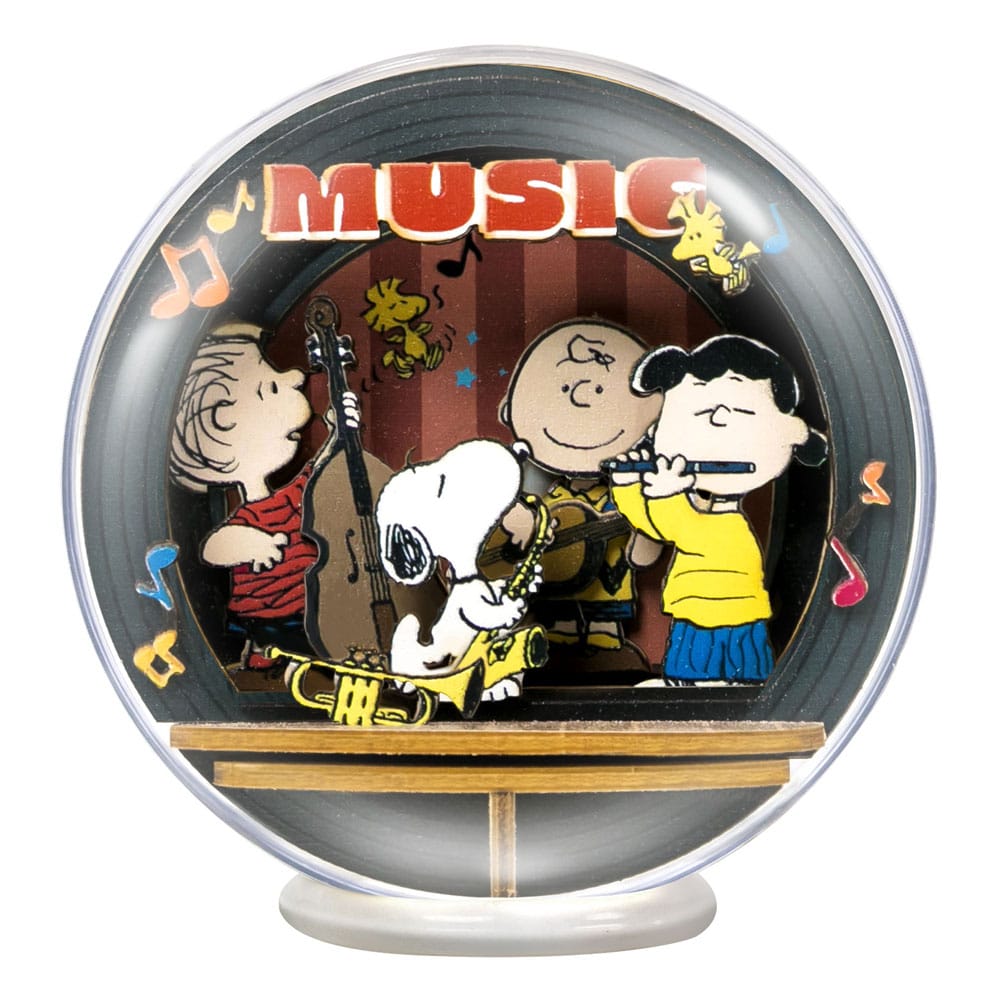 Die Peanuts Puremind Modellbausatz Wooden Theater Globe Night of Music