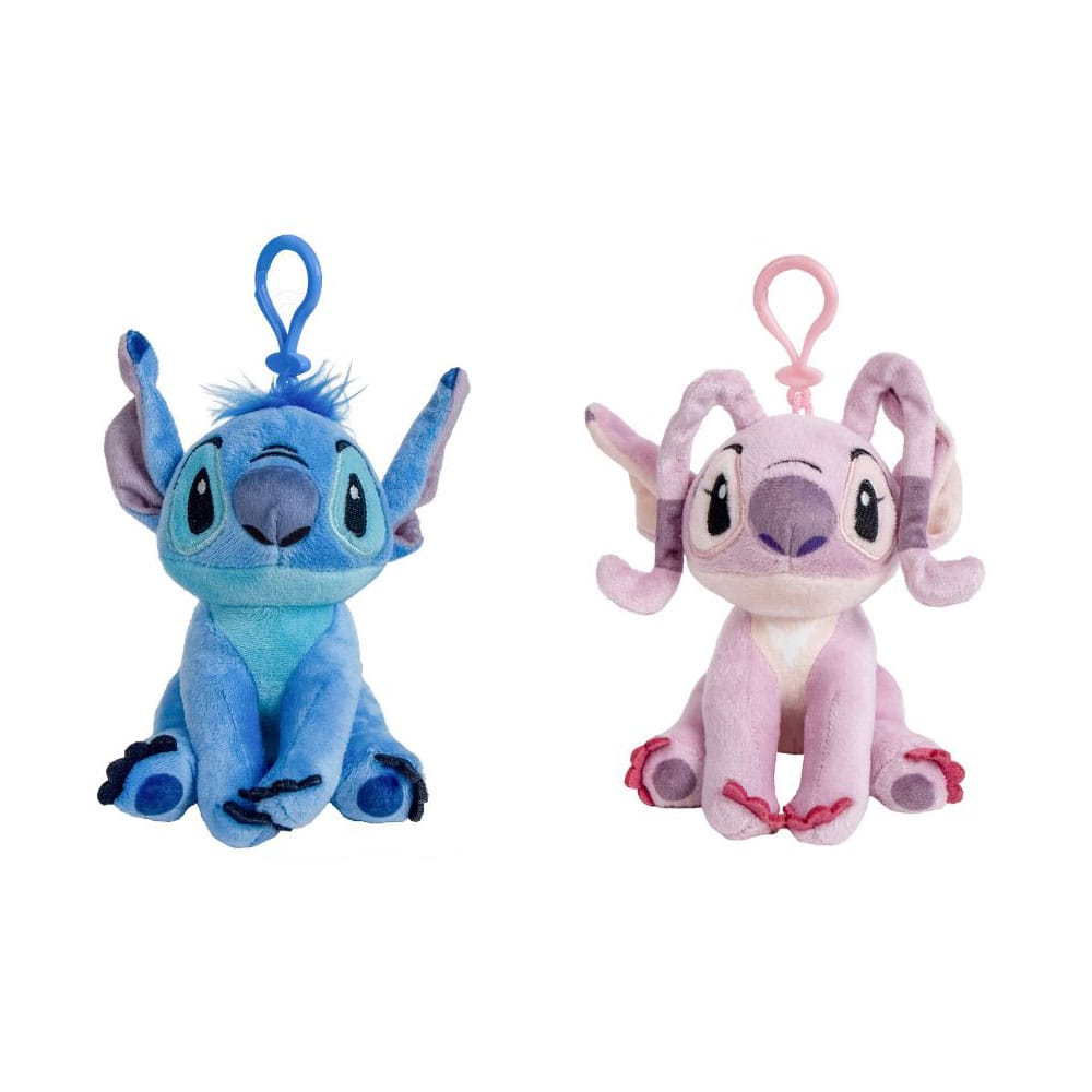 Lilo & Stitch Plüschfiguren mit Clip On 12 cm Sortiment (16)  