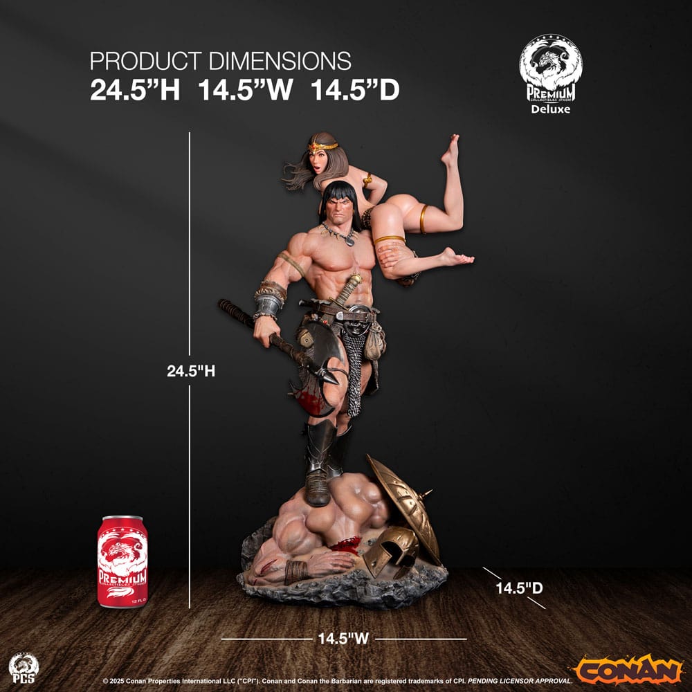 Conan der Barbar Statue 1/4 Conan Deluxe Edition 63 cm