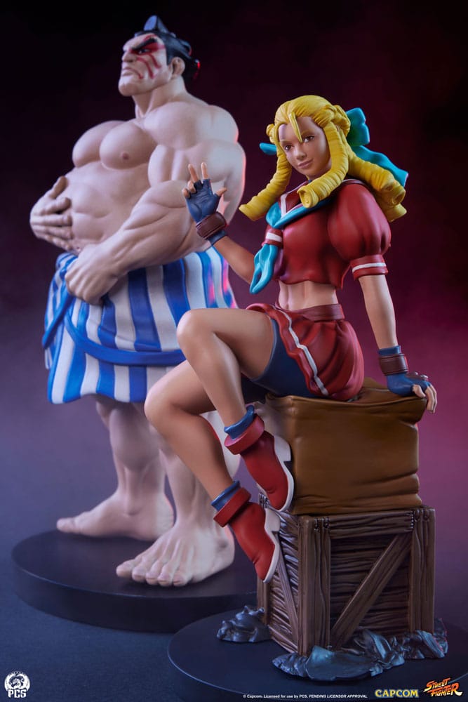Street Fighter Street Jam Statuen 1/10 Karin & E. Honda 