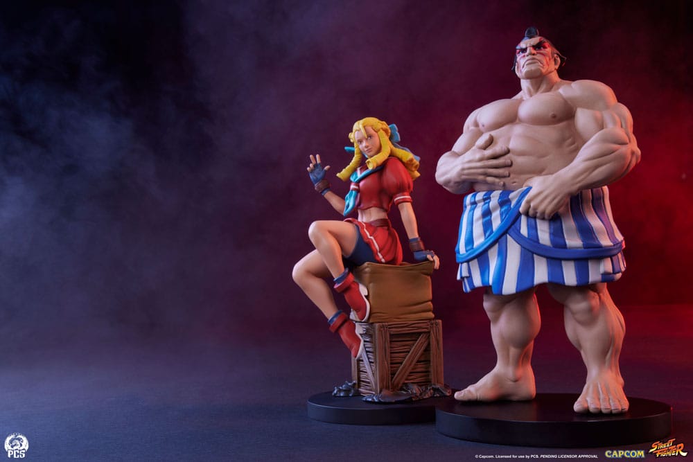 Street Fighter Street Jam Statuen 1/10 Karin & E. Honda 