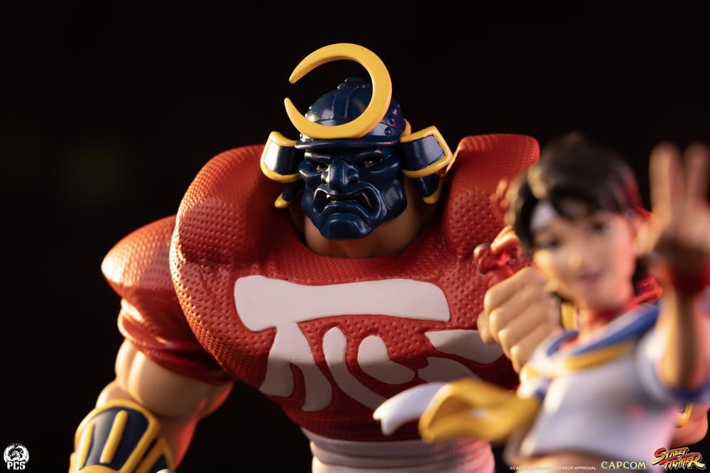 Street Fighter Street Jam Statuen 1/10 Sakura & Sodom 22 cm