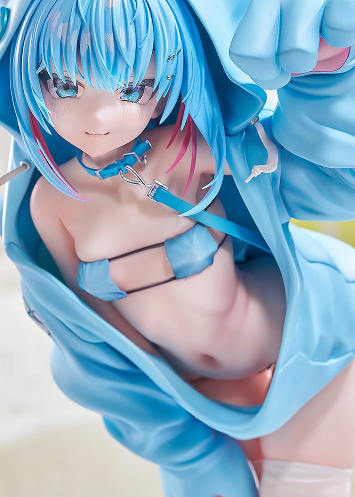 Virtual illustrator Kanzarin PVC Figur 1/6 kanzarin-chan: Cat-Eared Hoodie Ver. 26 cm