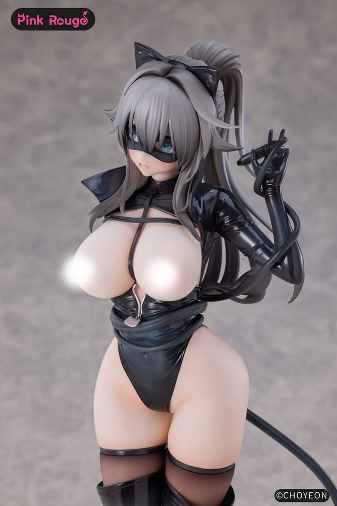 Original Character PVC Statue 1/6 Cat Woman Happy-chan DX Ver. Another Color 27 cm   
