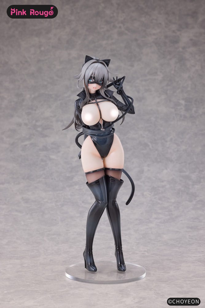 Original Character PVC Statue 1/6 Cat Woman Happy-chan DX Ver. Another Color 27 cm   