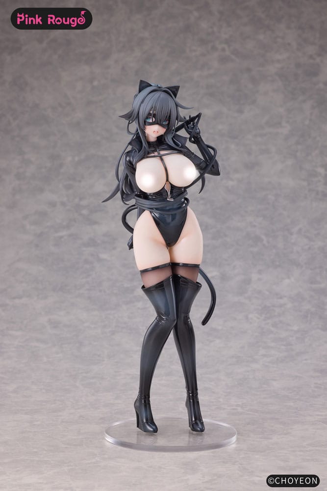 Original Character PVC Statuen 2er-Set 1/6 Cat Woman Happy-chan DX Ver. 27 cm  