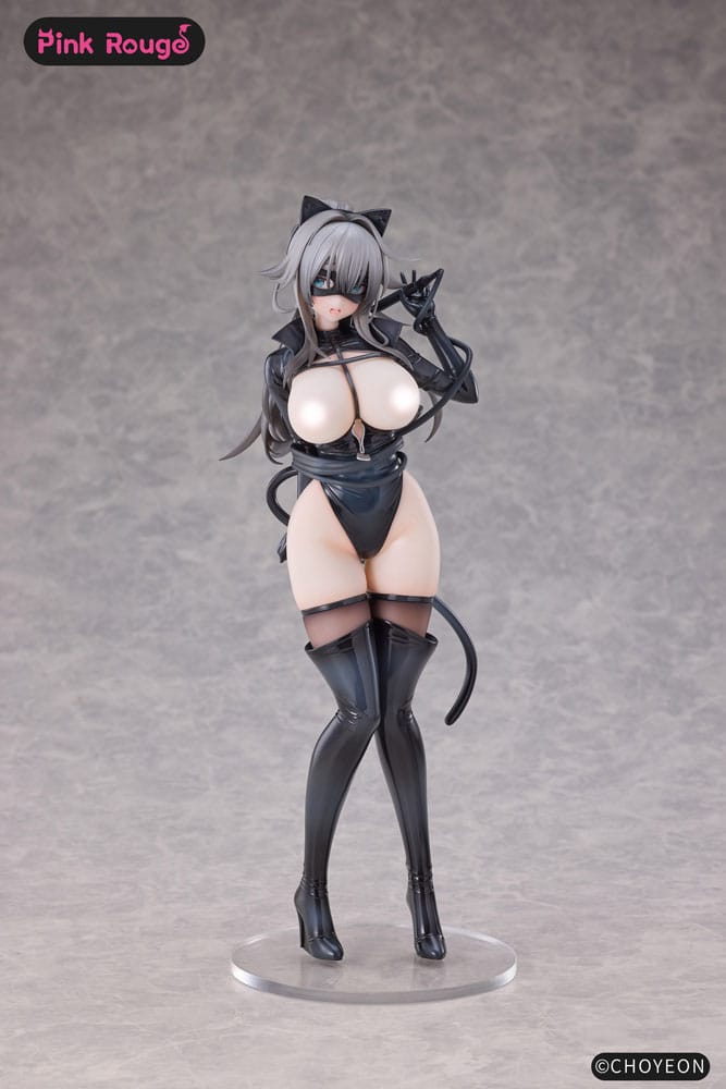 Original Character PVC Statuen 2er-Set 1/6 Cat Woman Happy-chan DX Ver. 27 cm  