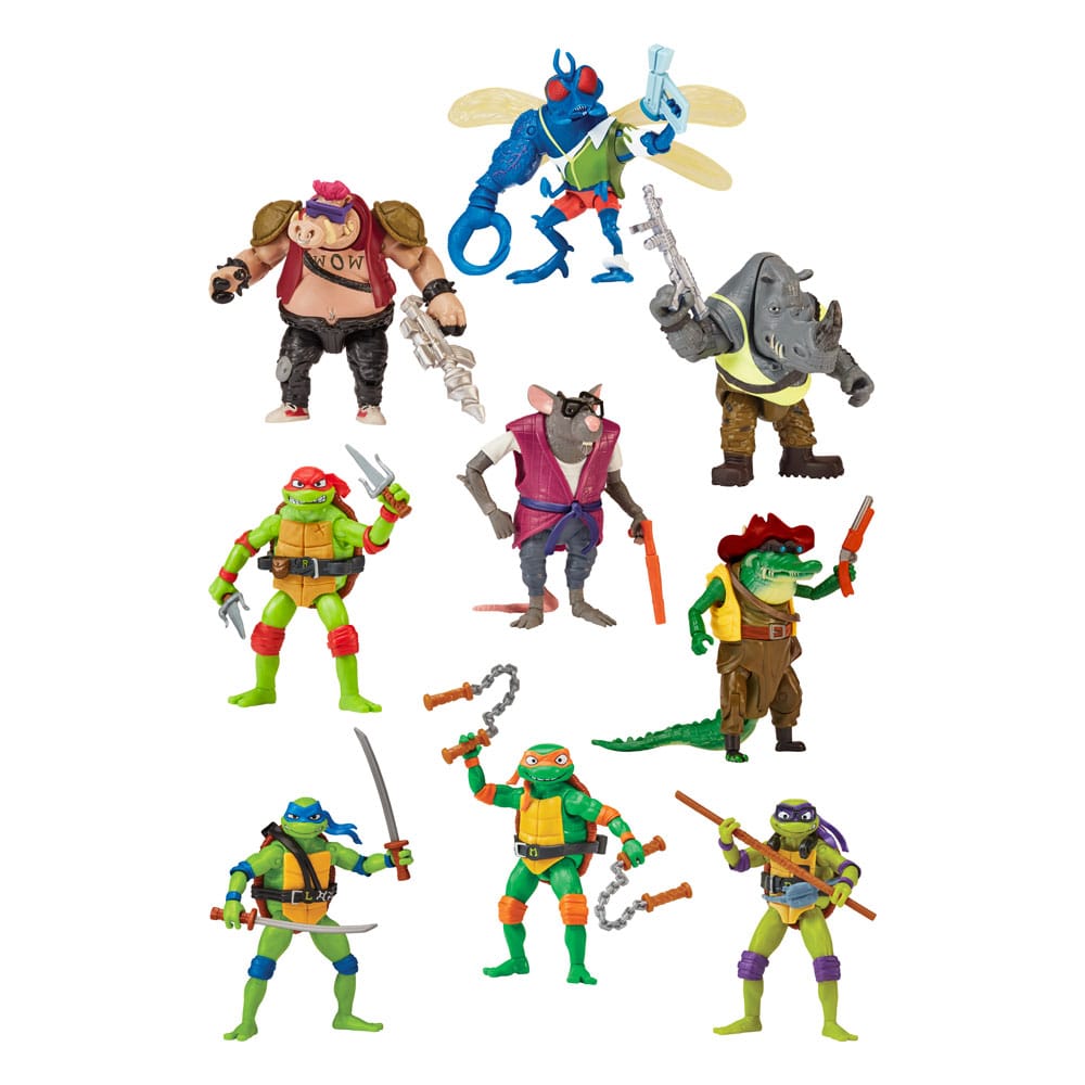Teenage Mutant Ninja Turtles: Mutant Mayhem Actionfiguren 10 cm Basic Sortiment (12)