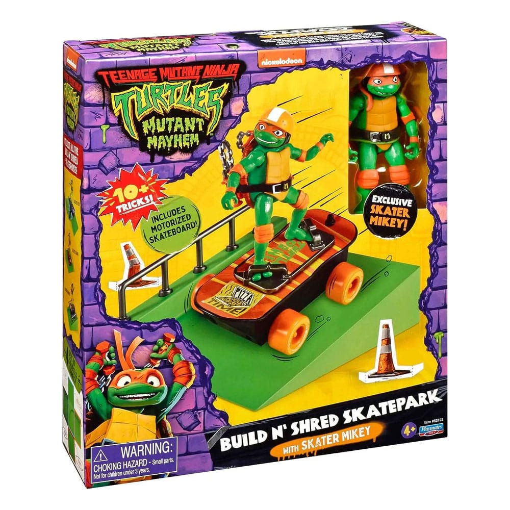 Teenage Mutant Ninja Turtles: Mutant Mayhem Build N' Shred Skatepark Sortiment (8)