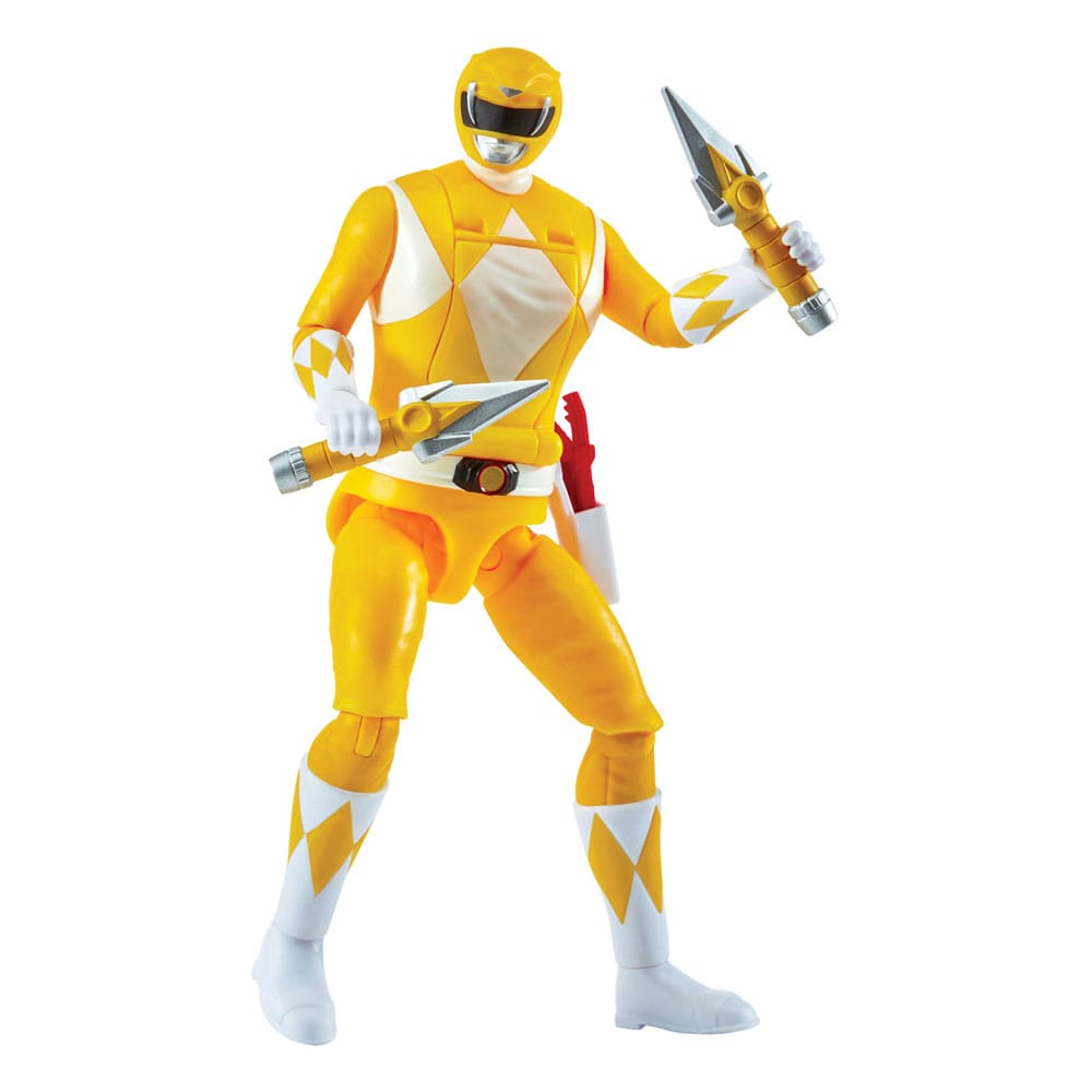 Power Rangers Actionfigur Auto-Morphin Yellow Ranger 12 cm