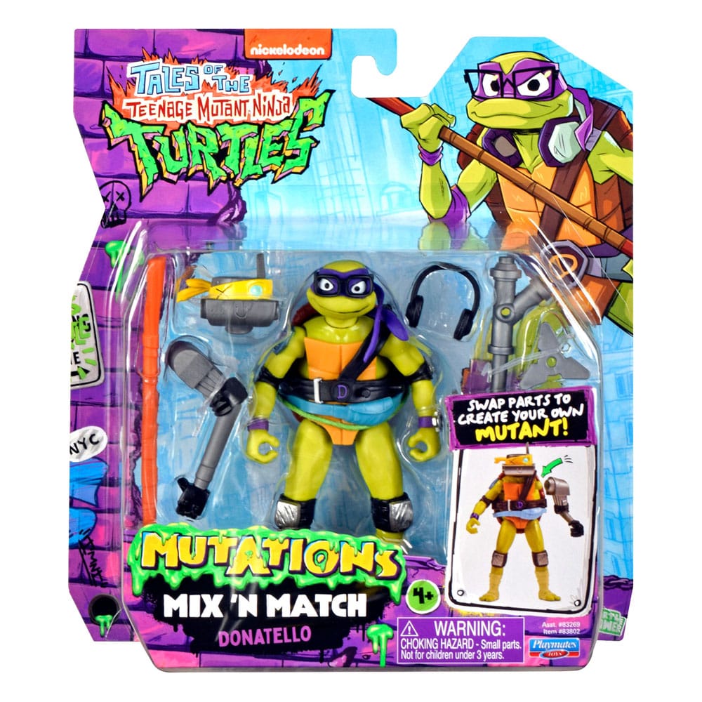 Die Abenteuer der Teenage Mutant Ninja Turtles Mix 'n Match Actionfigur Donatello 12 cm