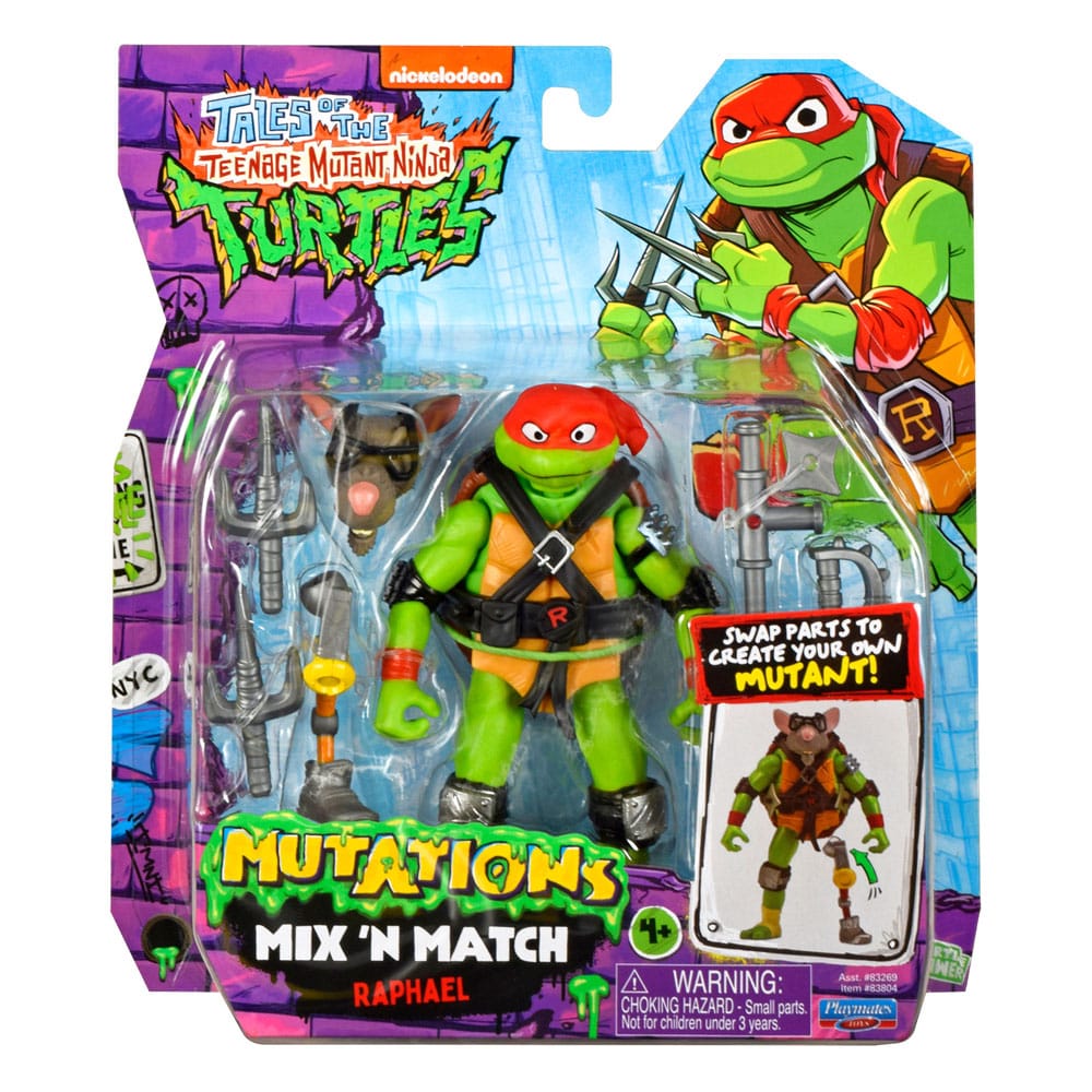 Die Abenteuer der Teenage Mutant Ninja Turtles Mix 'n Match Actionfigur Raphael 12 cm