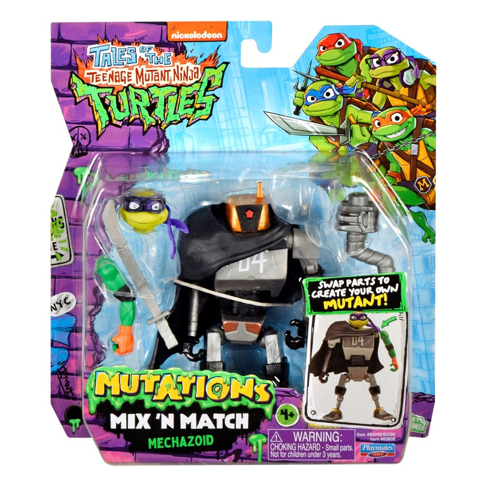 Die Abenteuer der Teenage Mutant Ninja Turtles Mix 'n Match Actionfigur Mechazoid 12 cm
