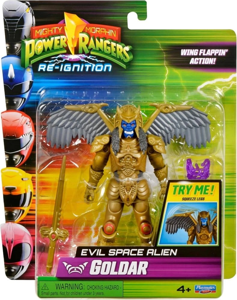 Power Rangers Evil Space Alien Actionfigur Goldar 13 cm