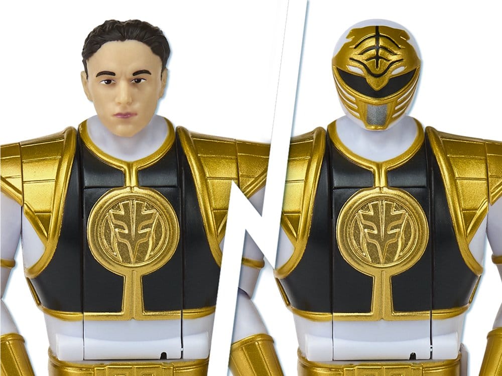 Power Rangers Auto-Morphin Actionfigur White Ranger 15 cm