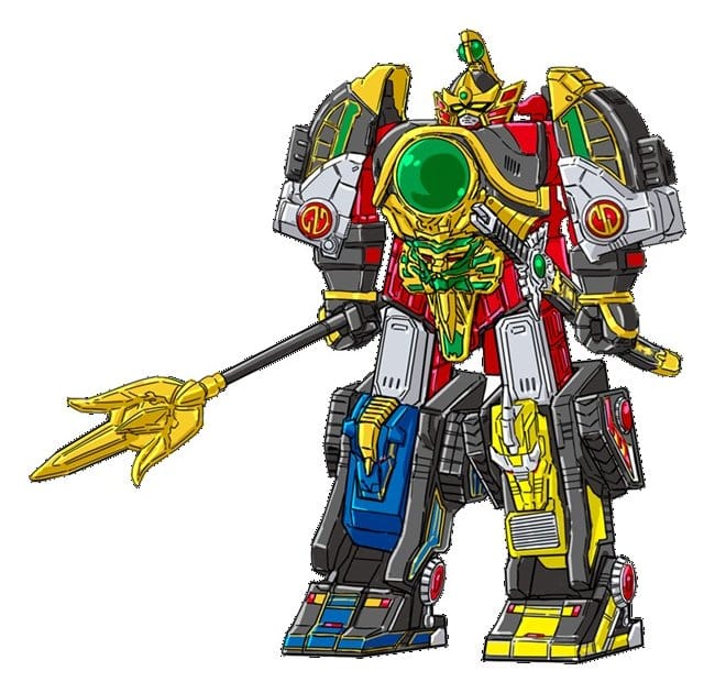 Power Rangers Thunder Megazord with Mega Power Sword Actionfigur 28 cm