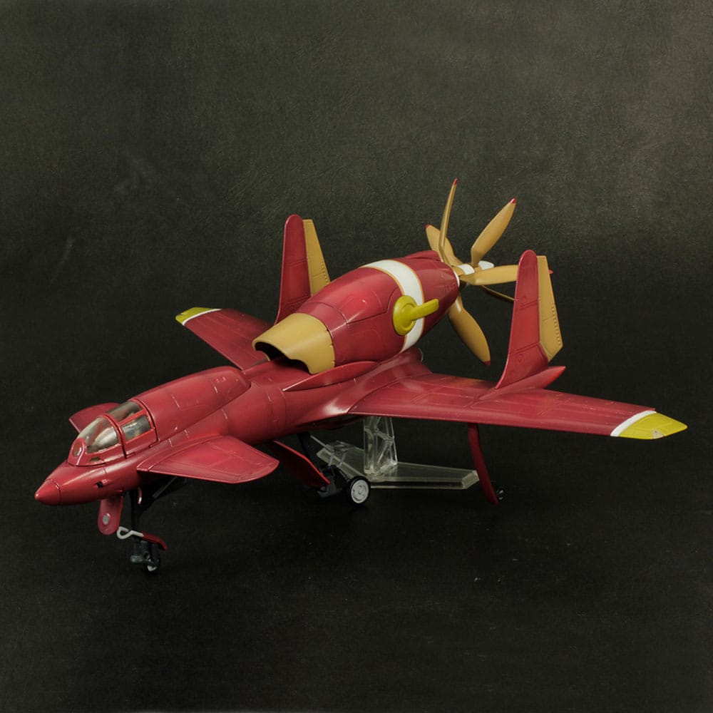 Royal Space Force: The Wings of Honnêamis Plastic Model Kit 1/72 Honneamise Oukoku Air Force Fighter Schira-DOW 3rd (Single Seat Type) 21 cm 