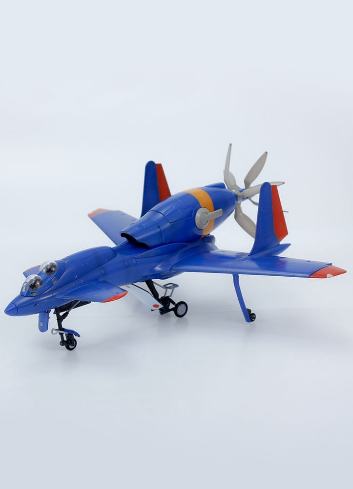 Royal Space Force: The Wings of Honnêamis Plastic Model Kit 1/72 Honneamise Oukoku Air Force Fighter Schira-DOW 3rd (Two-seater) 21 cm 