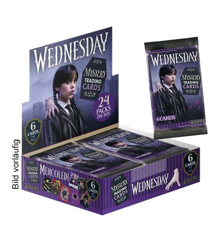 Wednesday Trading Cards Flow Pack Box (24) 
