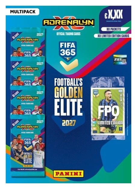 FIFA 365 Adrenalyn XL 2027 Trading Cards Multipack Display (5) *Deutsche Version*