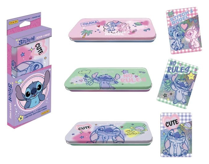 Stitch Sammelkarten Good Vibes Pencil Tin