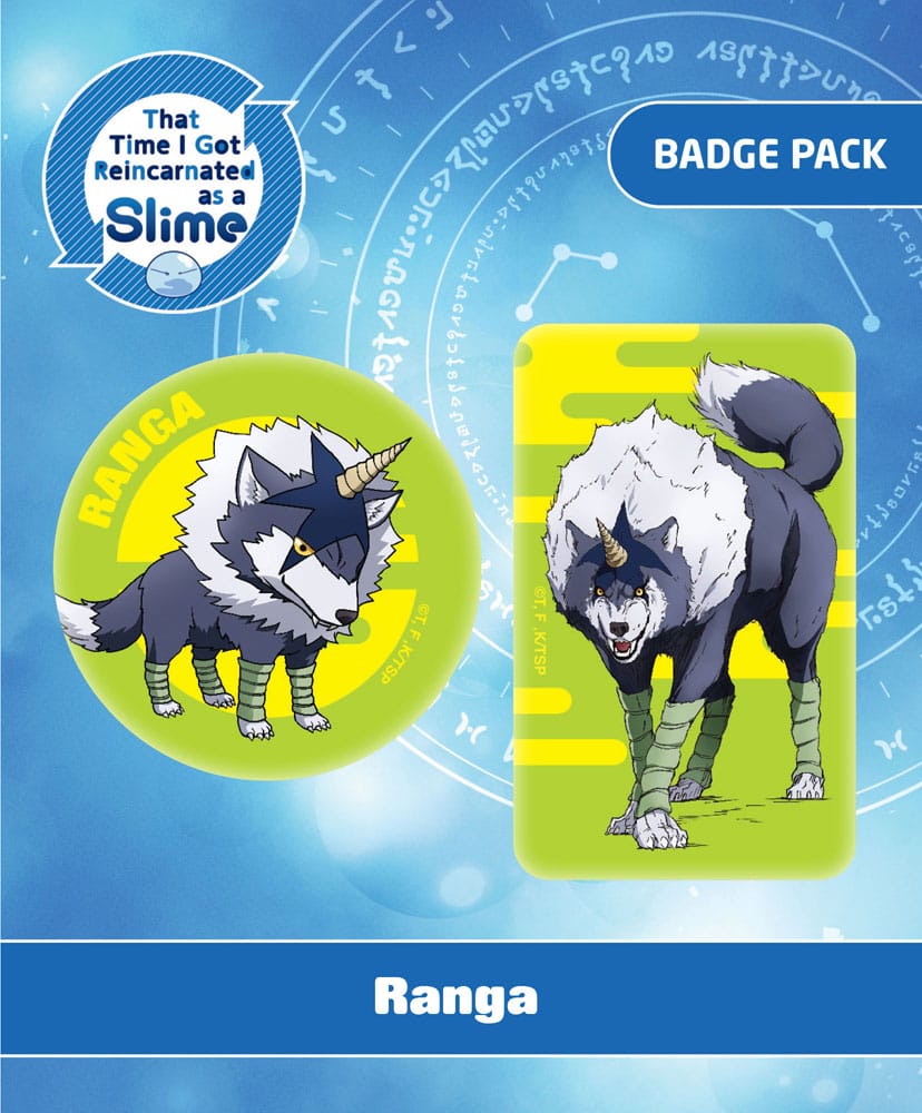 That Time I Got Reincarnated as a Slime Ansteck-Buttons Doppelpack Ranga 