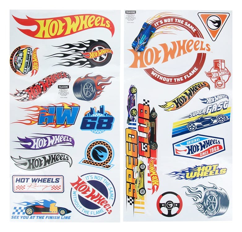 Hot Wheels Wandaufkleber Set