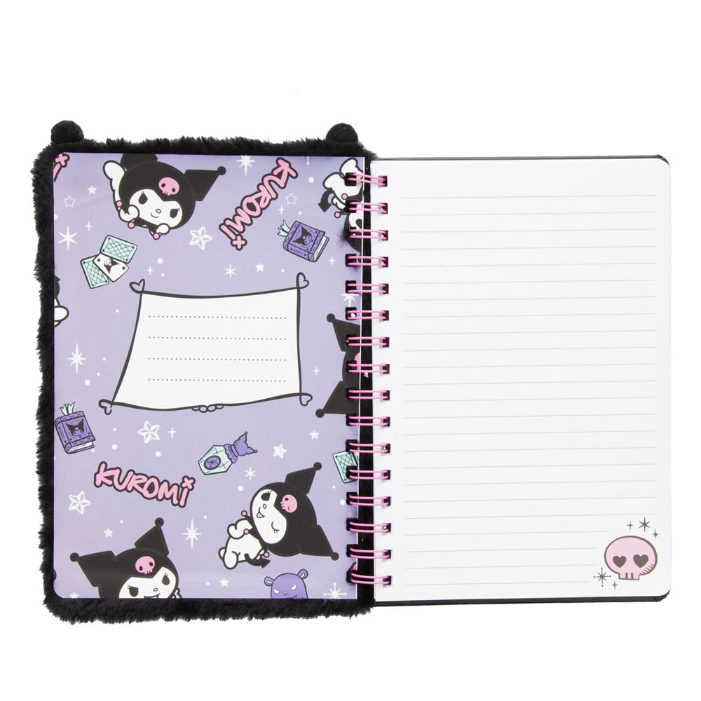 Sanrio Notizbuch Kuromi Fluffy   