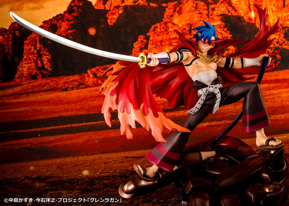 Tengen Toppa Gurren Lagann PVC Statue Kamina & Gurren 27 cm      