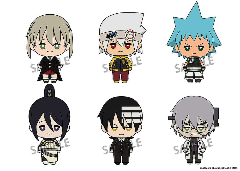 Soul Eater Nyokinto Mascot PVC Figuren 5 cm Sortiment (6)      