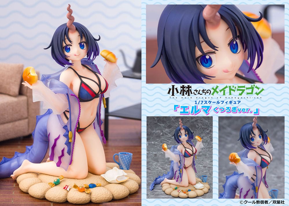 Miss Kobayashi´s Dragon Maid PVC Statue 1/7 Elma Dragon hoodie Ver. 20 cm             