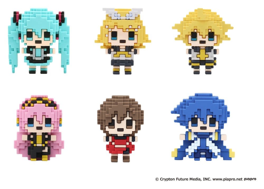 Vocaloid BuilDot Minifiguren Akatans Piapro Characters Blind Box Sortiment (6)      