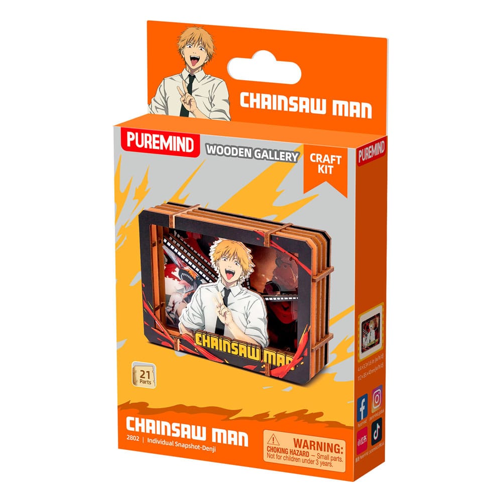 Chainsaw Man Modellbausatz Wooden Gallery (S) Denji