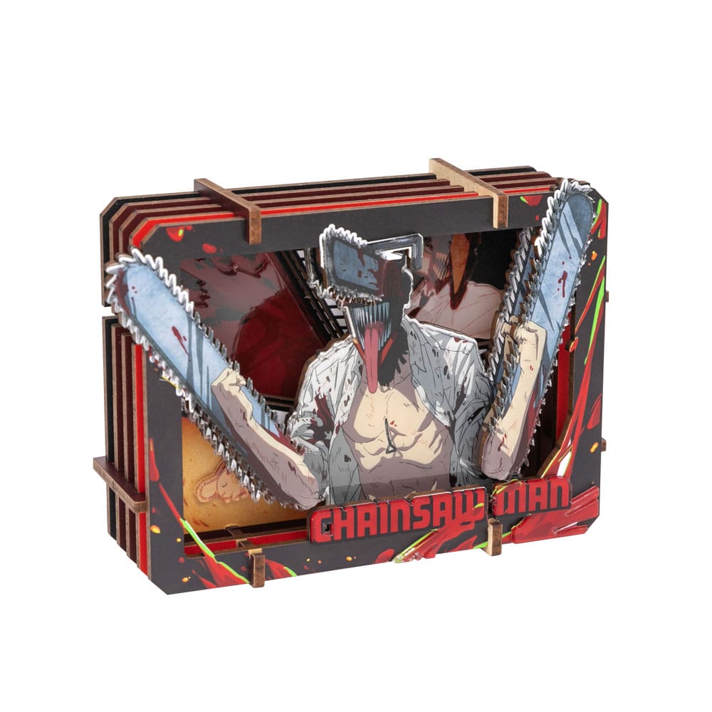Chainsaw Man Modellbausatz Wooden Gallery (S) Chainsaw Devil